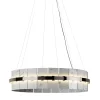Il lampadario circolare in marmo