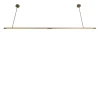 Illuminazione a sospensione in bronzo e ottone lineare Zoe