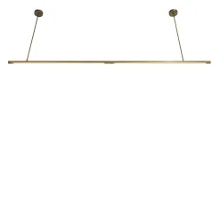 Illuminazione a sospensione in bronzo e ottone lineare Zoe