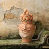 Il Moro Del Paese delle Arance Vaso Figurativo in Terracotta