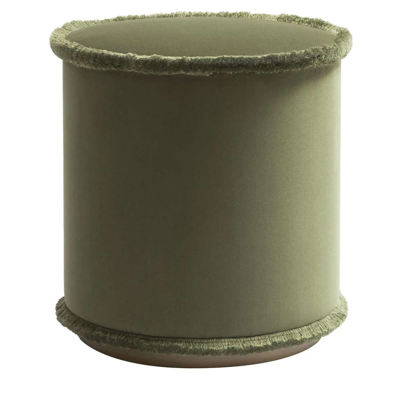 Il pouf - Verde tono su tono