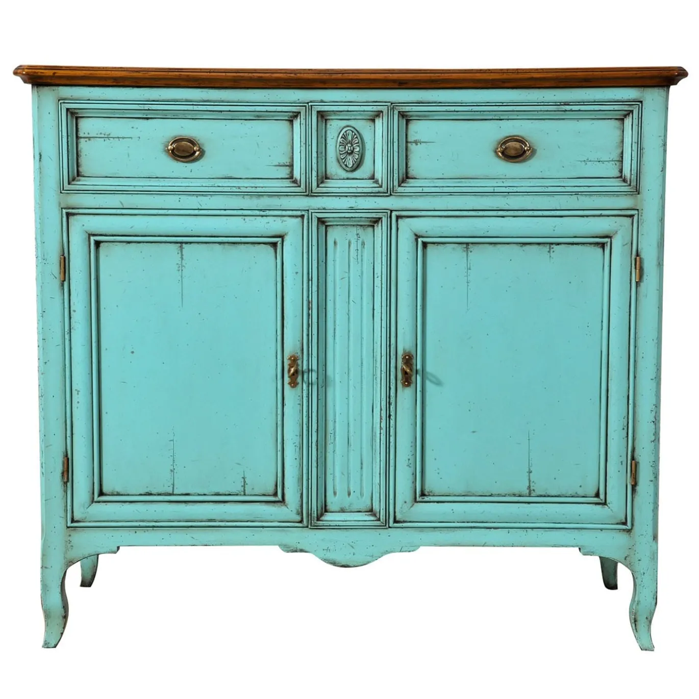 Impero '800 - Credenza turchese stile Impero