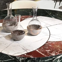 Jason Tavolo da Pranzo con Piano in Marmo Colorato