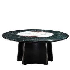 Jason Tavolo da Pranzo con Piano in Marmo Colorato