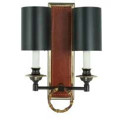 Juliette 826 Lampada da parete a 2 luci in cromo oro di Michele Bönan