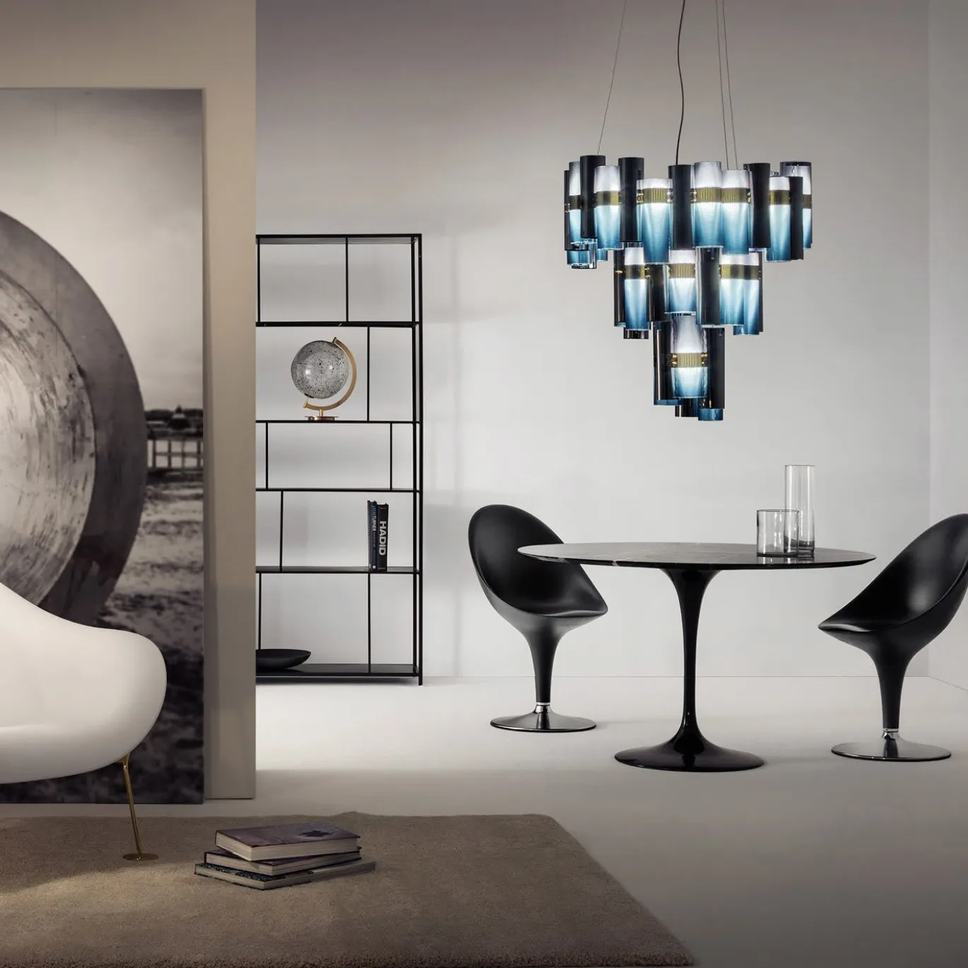 La Lollo XL Sospensione blu di Lorenza Bozzoli