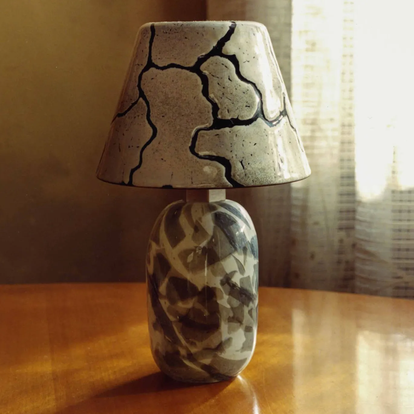 Lampada Alchimie in vetro di Murano bianco