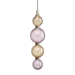 Lampada a sospensione a 4 luci Drop
