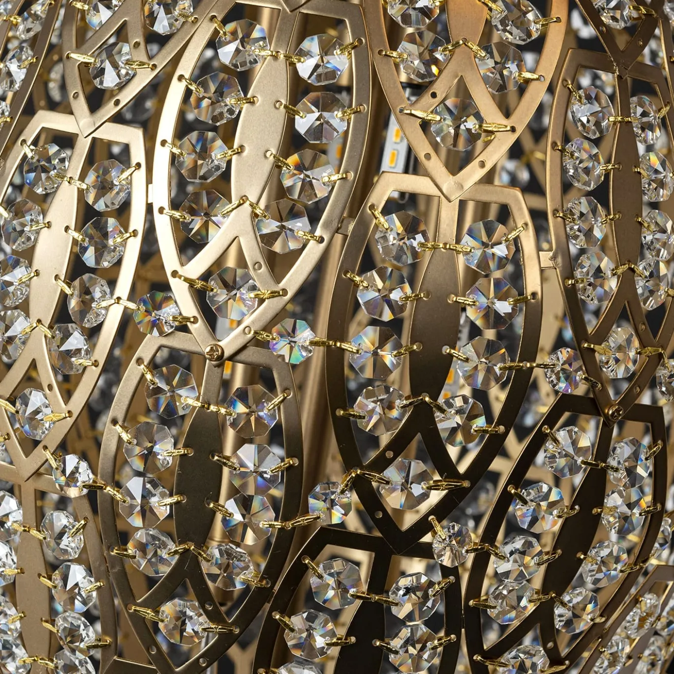Lampada a sospensione Arabesque Egg Bronzed