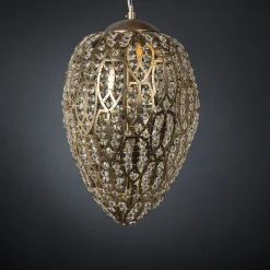 Lampada a sospensione Arabesque Egg Bronzed