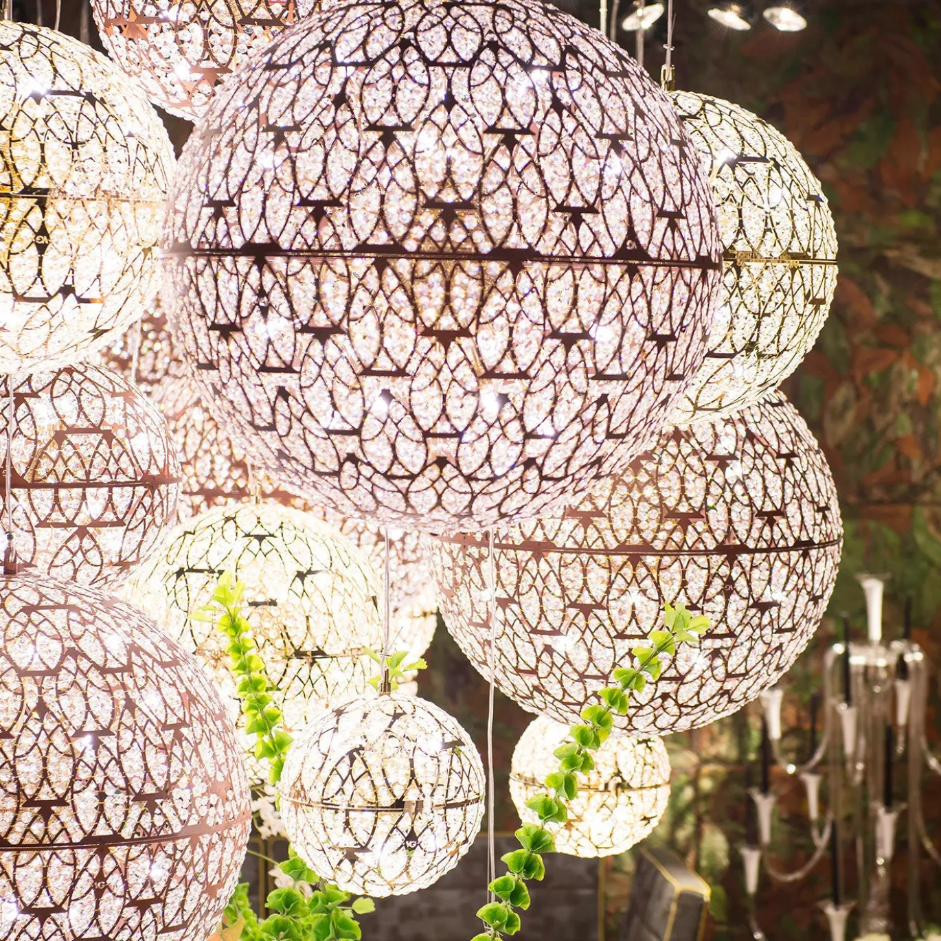 Lampada a sospensione Arabesque Earth 50