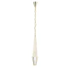 Lampada a sospensione a una luce con struttura in ottone #2
