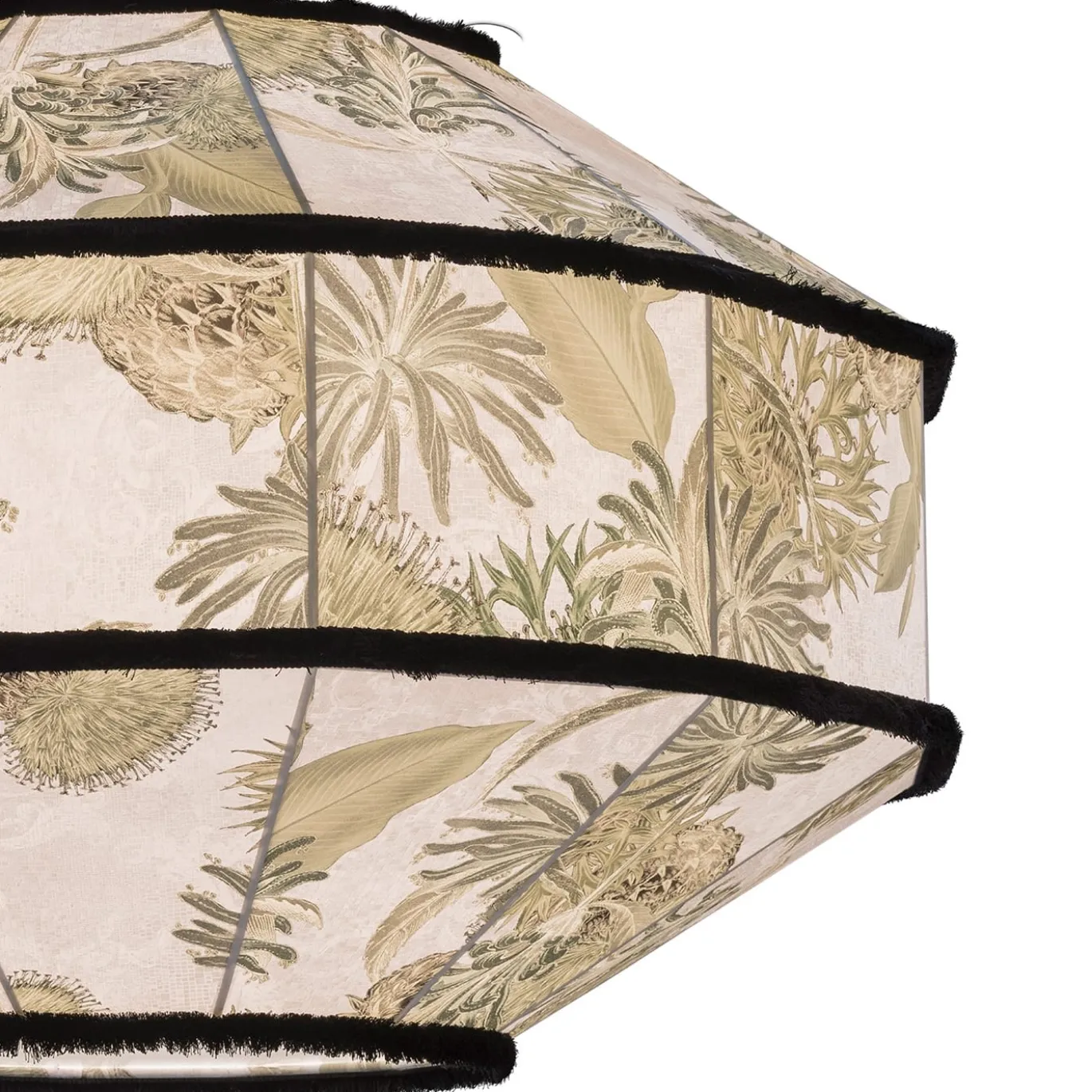 Lampada a Sospensione Botanica in Tessuto Giacarta