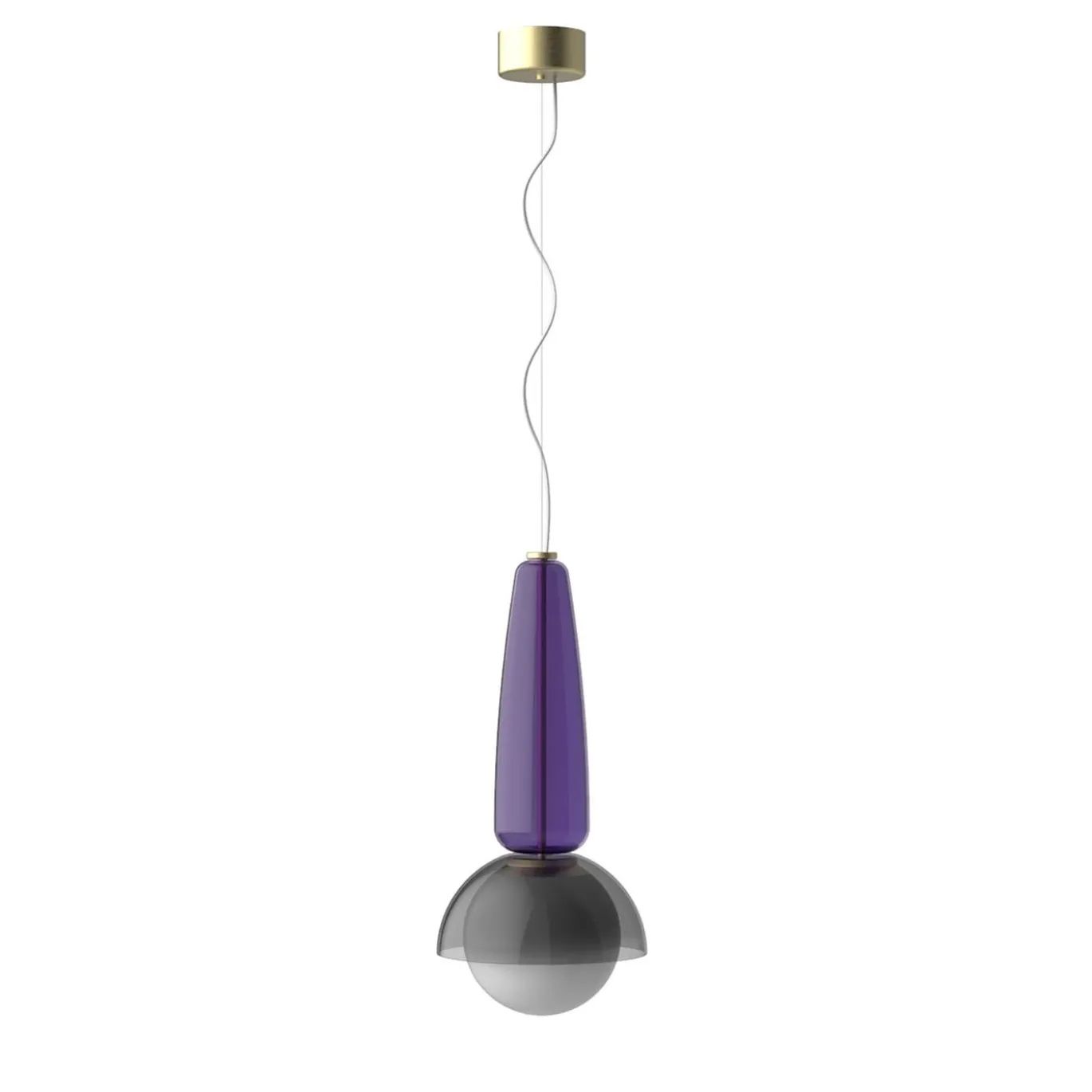 Lampada a sospensione Cioppo Purple