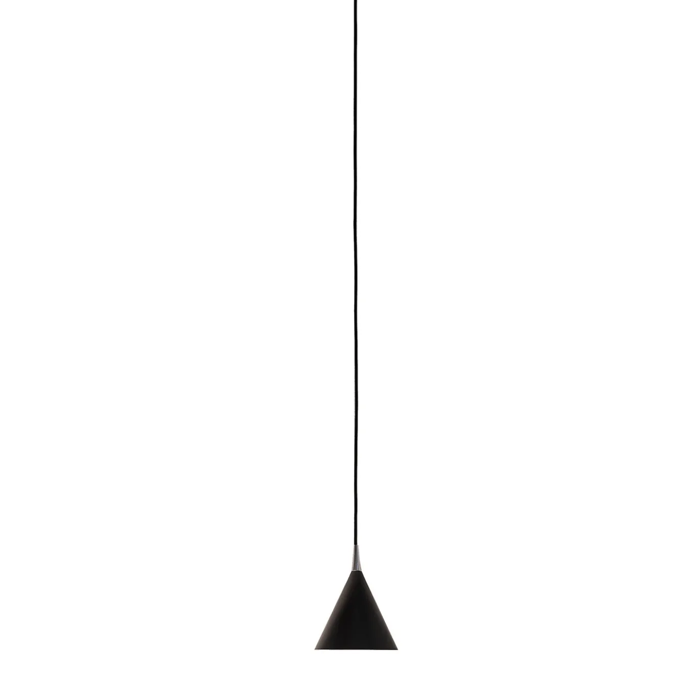 Lampada a sospensione Cono Small Black di Carlo Guglielmi
