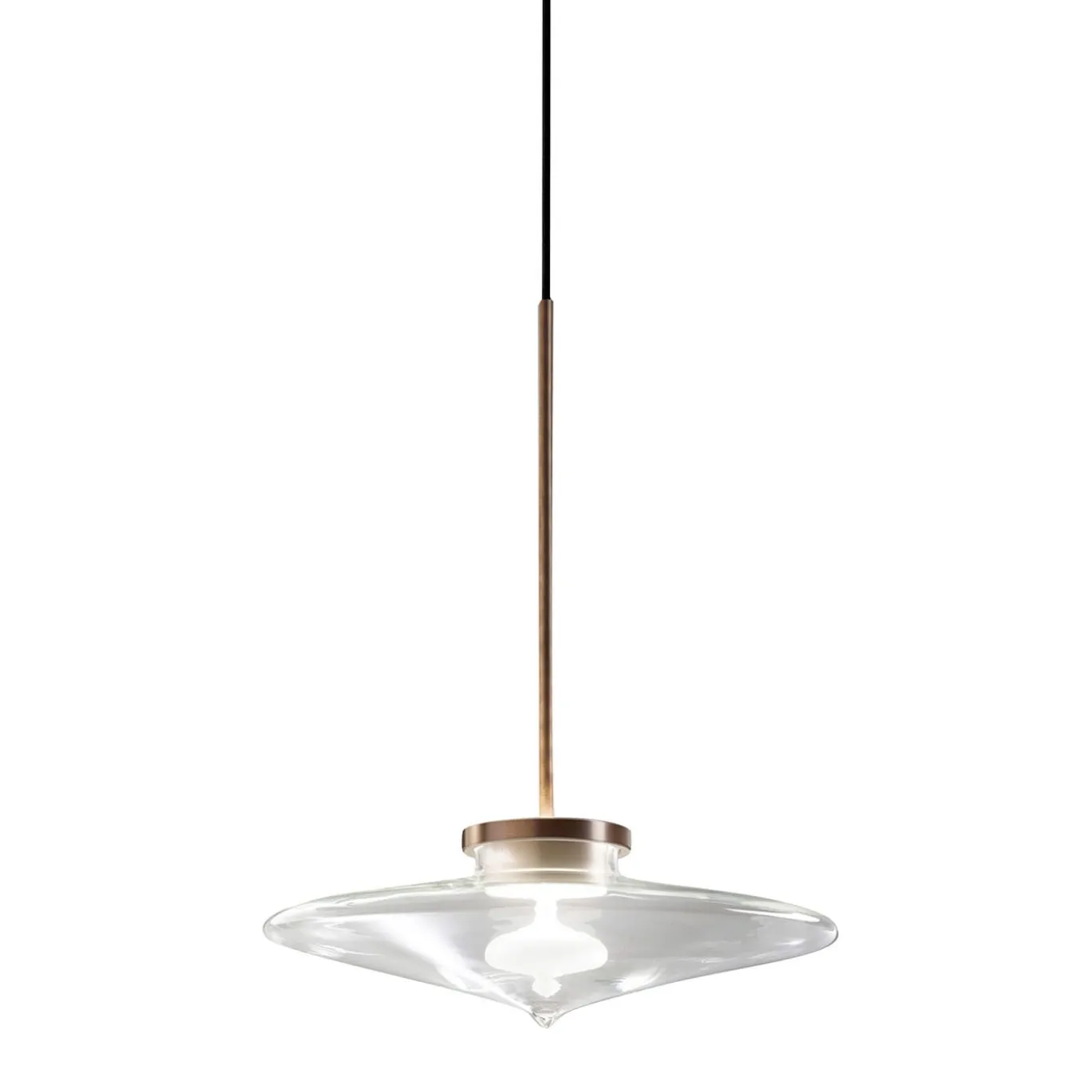 Lampada a sospensione Desideria brunita