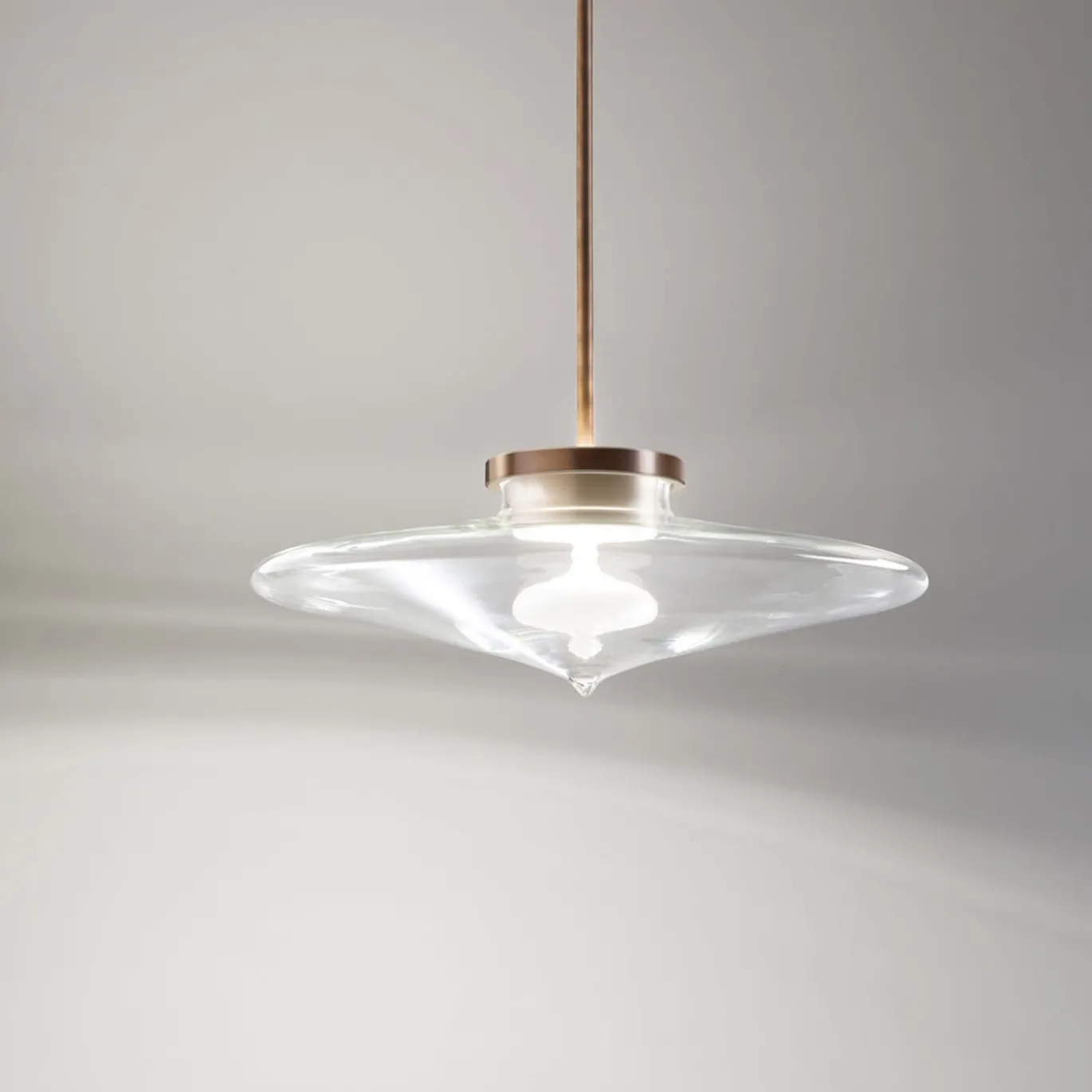 Lampada a sospensione Desideria brunita