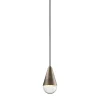 Lampada a Sospensione Dew a 1 Luce in Ferro Marrone