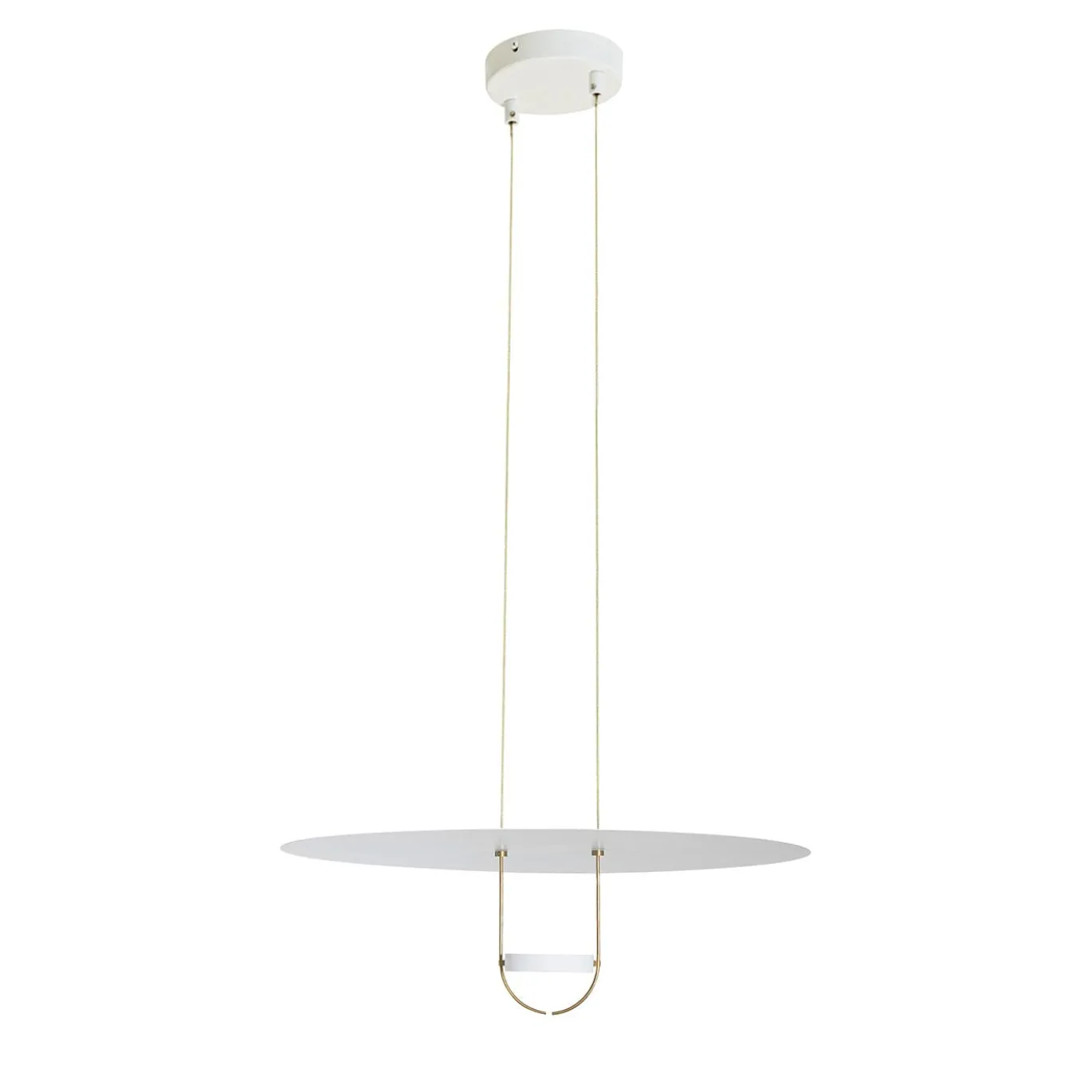Lampada a Sospensione D03 in Metallo Bianco