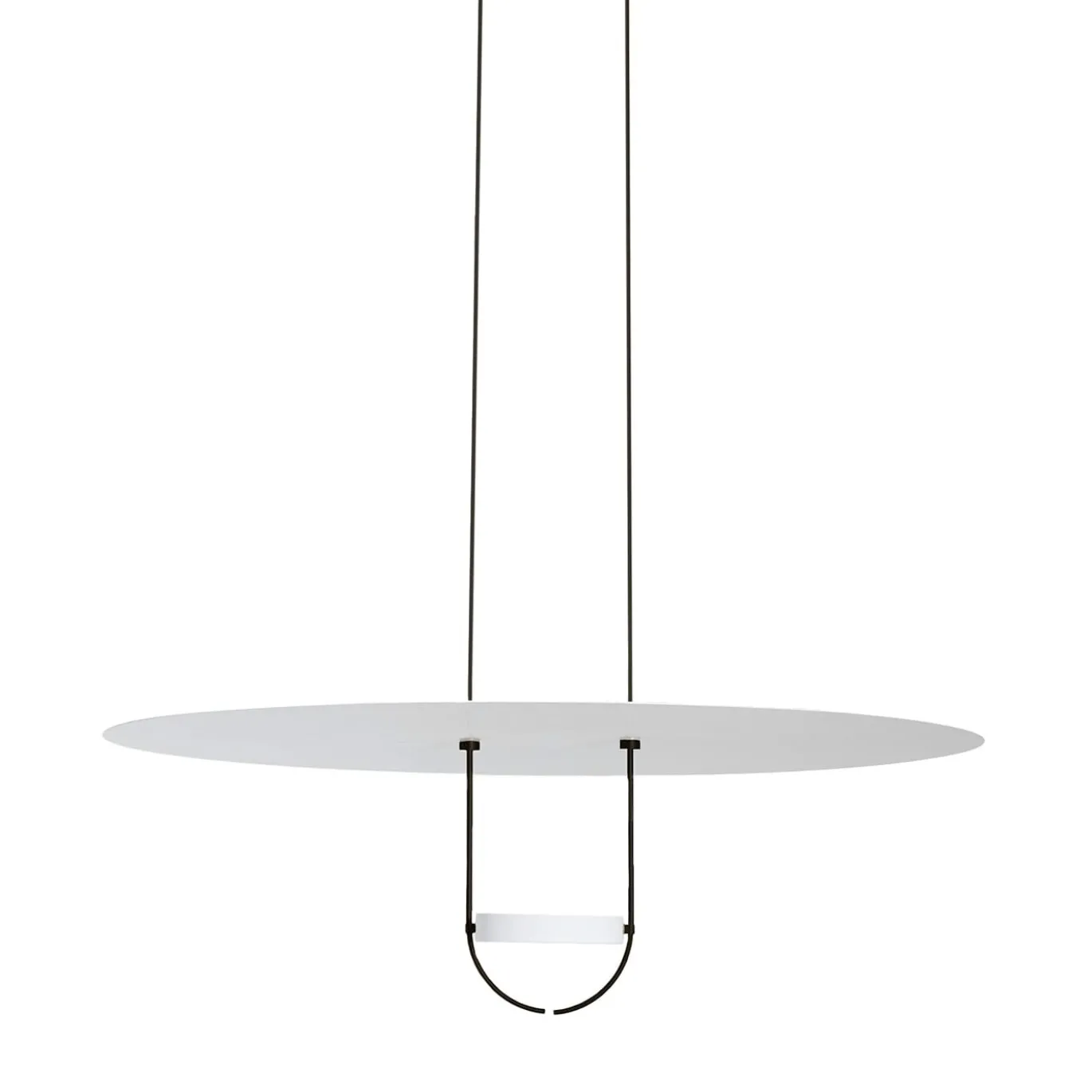 Lampada a Sospensione D03 in Metallo Nero