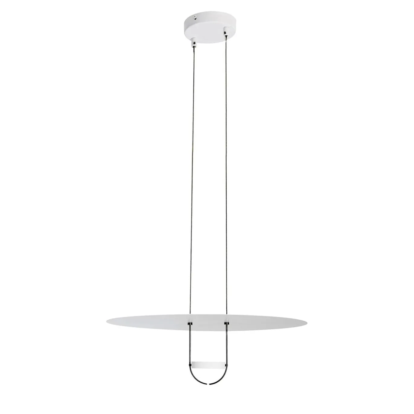 Lampada a Sospensione D03 in Metallo Nero