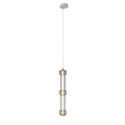 Lampada a sospensione Emozione in vetro effetto bronzo #2