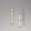 Lampada a sospensione Emozione in vetro effetto bronzo #1