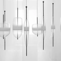 Lampada a sospensione Flow[T] S1 Off White di Nao Tamura