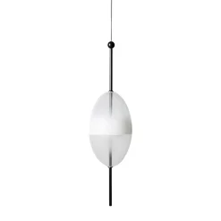 Lampada a sospensione Flow[T] S1 Off White di Nao Tamura