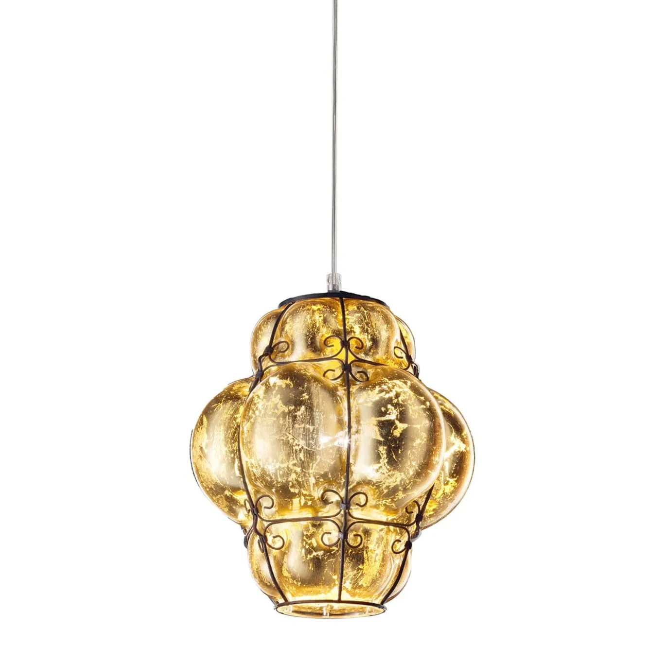 Lampada a sospensione Foglia Oro #1