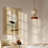Lampada a sospensione geometrica Nappe XL3