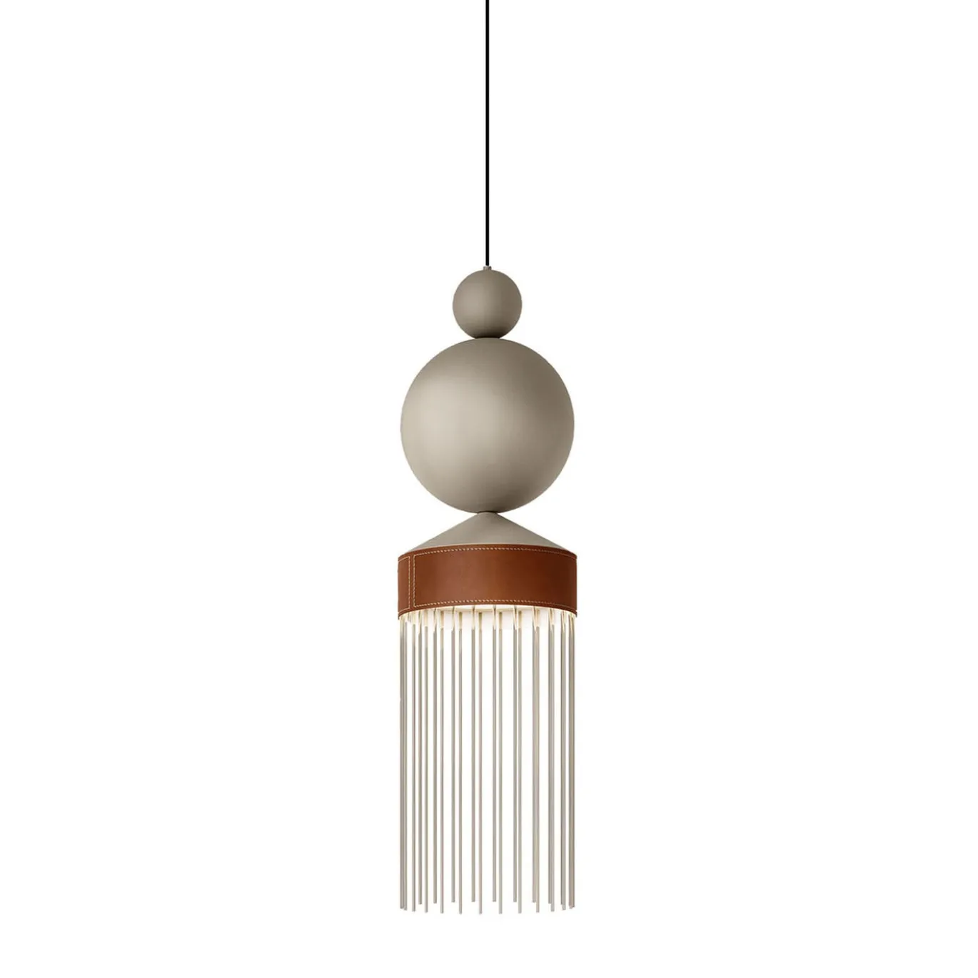 Lampada a sospensione geometrica Nappe XL3