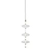 Lampada a sospensione Giunco CL02 in vetro slim