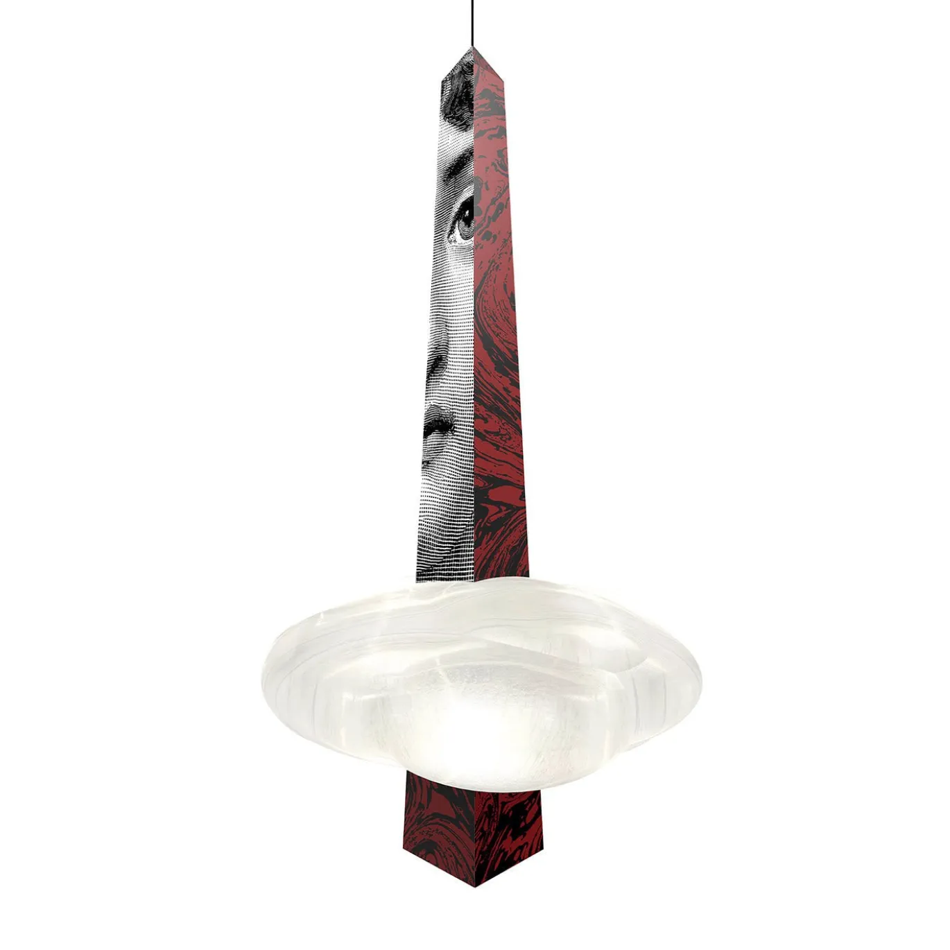 Lampada a sospensione grande Through The Clouds di Atelier Fornasetti