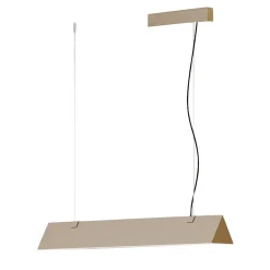 Lampada a sospensione iccola in nichel dorato Stick