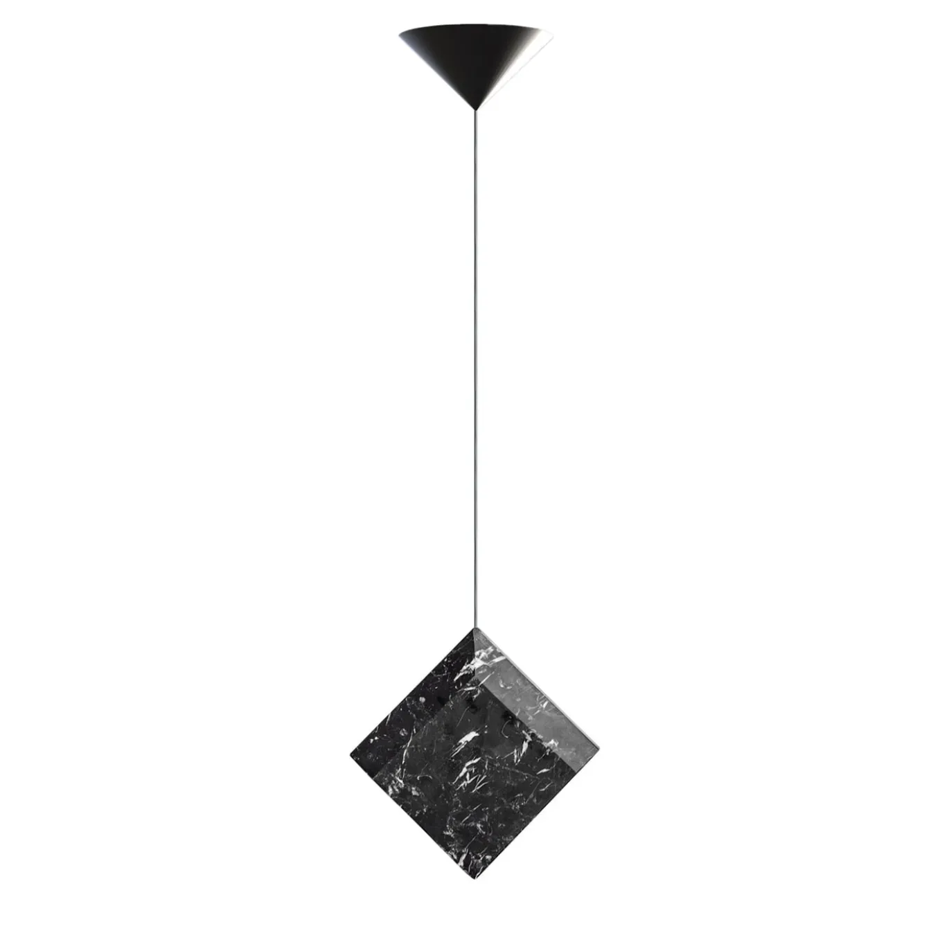 Lampada a sospensione in marmo Werner Jr. Marquinia #2