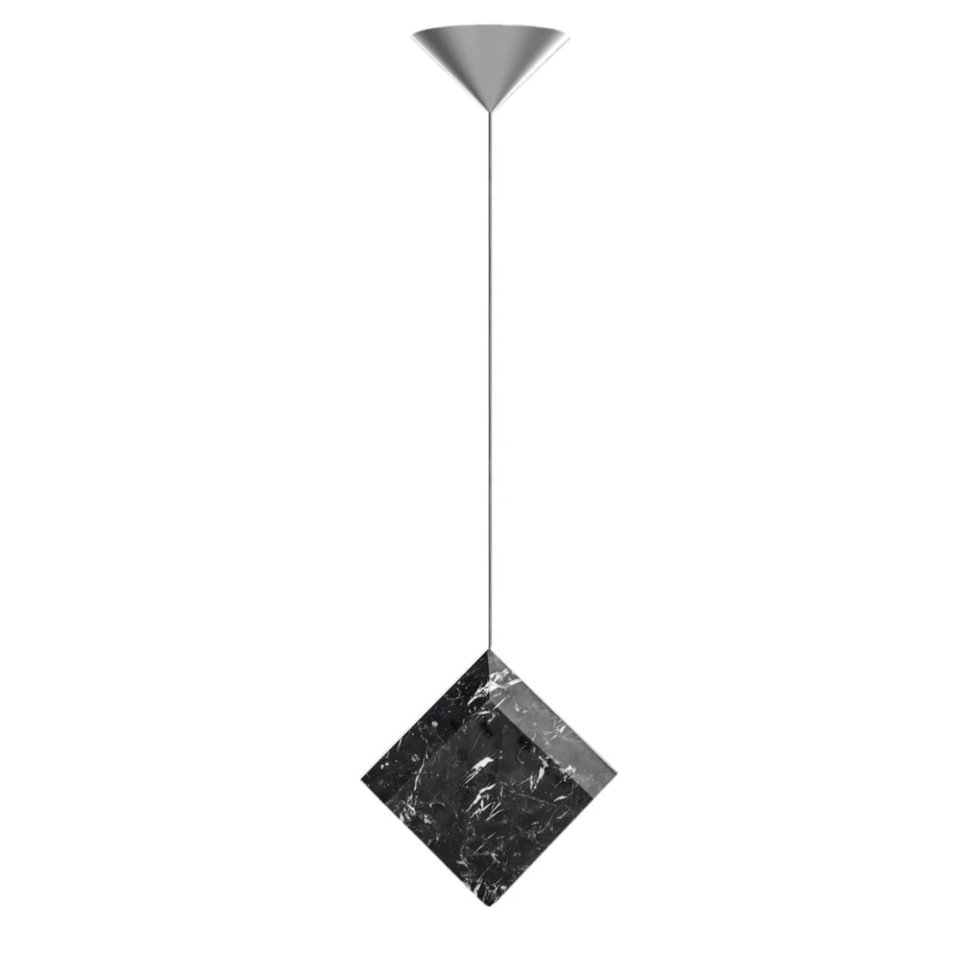 Lampada a sospensione in marmo Werner Jr. Marquinia #1