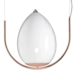 Lampada a sospensione in rame Cocò