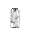Lampada a sospensione in vetro grande Pause