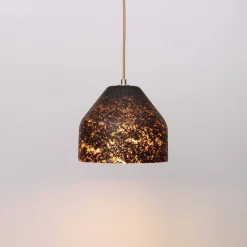 Lampada a sospensione LAAB Medium con foglie nere