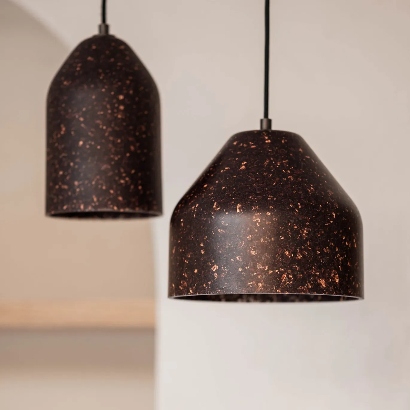 Lampada a sospensione LAAB Medium con foglie di Mirabolano