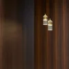 Lampada a sospensione Lei oro