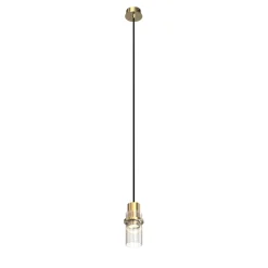 Lampada a sospensione Lei oro