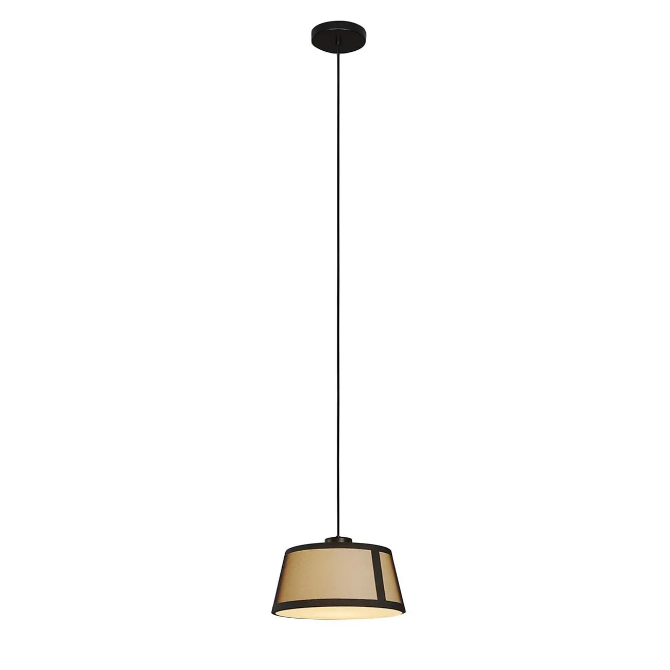 Lampada a sospensione Lilly beige media