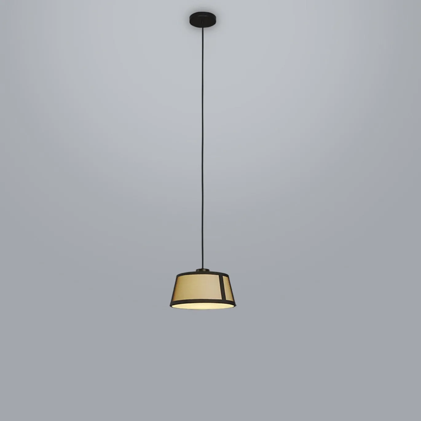 Lampada a sospensione Lilly beige media