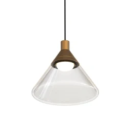 Lampada a sospensione Linfa oro #1