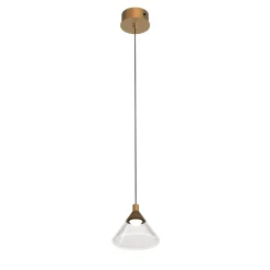 Lampada a sospensione Linfa oro #1