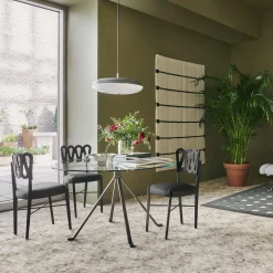Lampada a sospensione Luna Gray di Gio Ponti
