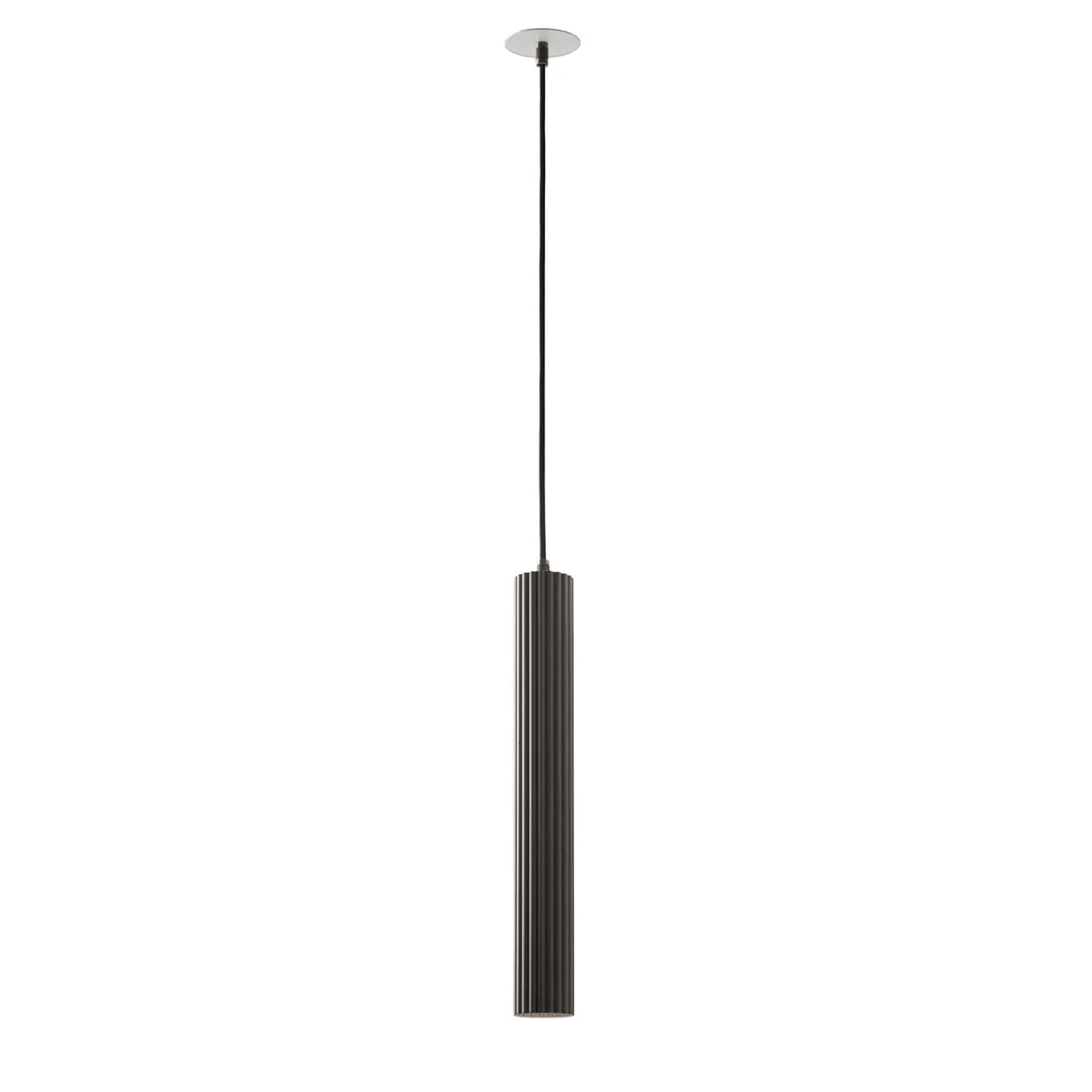 Lampada a sospensione Lustrin Gunmetal di Isacco Brioschi