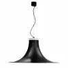 Lampada a Sospensione Lyra in Metallo Nero